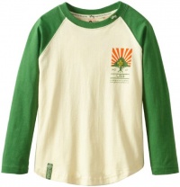 LRG Boys 2-7 Toddler Sunshower Baseball Raglan, Light Cream, 3T