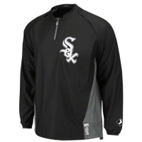 MLB Chicago White Sox Long Sleeve 1/4 Zip V-Neck Gamer Jacket