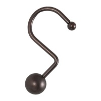 Maytex Mills Metal Ball Shower Ring, Oil Rubbed Bronze, 12 Count