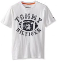 Tommy Hilfiger Boys 8-20 Short Sleeve Buster Tee, White, X-Large