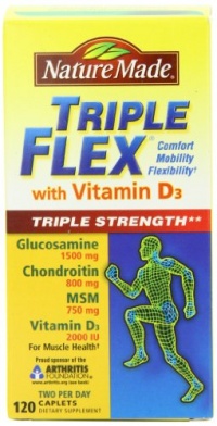 Nature Made Tripleflex Triple Strength with Vitamin D, 120-Count