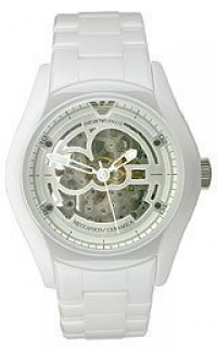 Armani Ceramica Collection See-Through Dial Men's Watch #AR1415