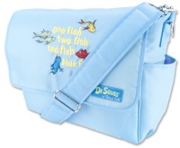 Trend Lab Dr. Seuss Messenger Bag, One Fish, Two Fish, Red Fish, Blue Fish