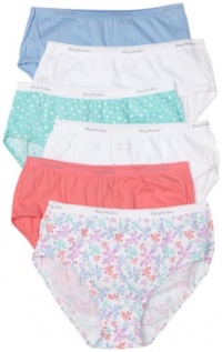 Fruit of the Loom Women's 6-Pack Cotton Low Rise Brief Panties