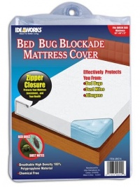 Ideaworks Bed Bug Blockade Mattress Cover- Queen Size Mattress