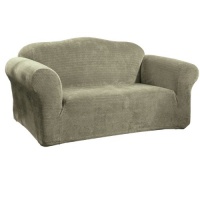 Sure Fit Stretch Royal Diamond 1-Piece Loveseat Slipcover, Sage