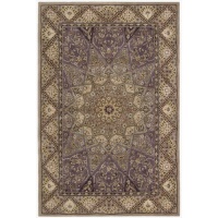 Nourison 2000 2117 Rectangle Rug, Lavender, 3.9-Feet by 5.9-Feet