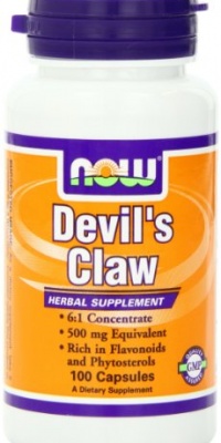 NOW Foods Devil's Claw, 100 Capsules (Pack of 3)