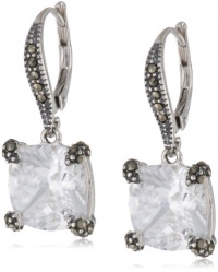 Judith Jack Aurora Sterling Silver, Marcasite and Cubic-Zirconia Drop Earrings