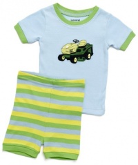 Leveret Shorts Lawn Mower 2 Piece Pajama 100% Cotton (Size 6M-5T)