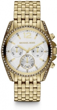 Michael Kors Mid-Size Golden Pressley Chronograph Glitz Women's watch #MK5835