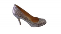 Kate Spade New York Karolina Silver Glitter Pumps Shoes Size 9