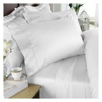 1500 Thread Count King 4pc Bed Sheet Set Egyptian Cotton White