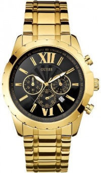 Guess Watch, Men's Chronograph Gold-tone Stainless Steel Bracelet U0193G1