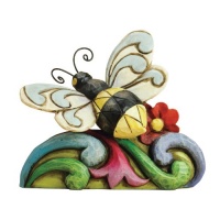 Enesco Jim Shore Heartwood Creek Mini Bumblebee Figurine, 3-Inch