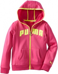 Puma - Kids Girls 7-16 Active Core Hoodie, Raspberry Rose, Medium