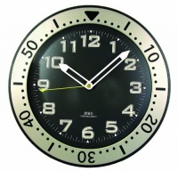 Timekeeper 515BB 11-Inch Round Glow-In-the-Dark Wall Clock