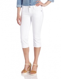 KUT from the Kloth Women's Natalie 5 Pocket Denim Crop, White, 10