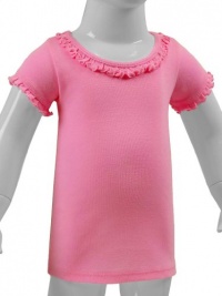 Kavio! Infants Sunflower Short Sleeve Top - Bubblegum Pink - 6M