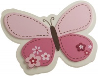 Carter's Butterfly Flowers Wall Art-3D, Pink/Choc, 14 X 12.5 X .75