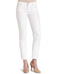 7 For All Mankind Women's The Slim Straight Jean in Clean White