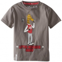 LRG - Kids Boys 2-7 Little Giraffe Golfer Tee, Charcoal, 5