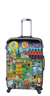 Heys USA Luggage Fazzino London Lights 30 Inch Hardside Spinner