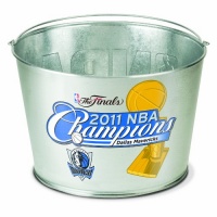 NBA Dallas Mavericks 2011 World Champions 17-Quart Pail On Court