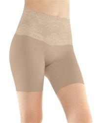 ASSETS by Sara Blakely Chic Peek Mid-Thigh Shaper, S, Nude