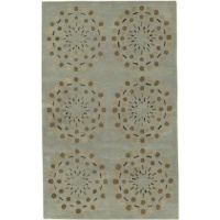 Surya BST-428 Bombay Spa 3-Feet 3-Inch by 5-Feet 3-Inch Area Rug