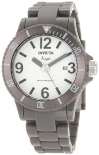 Invicta Women's 1213 Angel White Dial Grey Plastic Watch