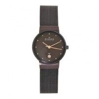 SKAGEN Brown Steel Mesh Watch