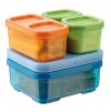 Rubbermaid 1866739 LunchBlox Kid's Tall Lunch Box Kit, Blue/Orange/Green