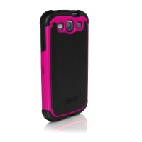 Ballistic SG0930-M365 SG Case for Samsung Galaxy SIII - 1 Pack - Retail Packaging - Black/Hot Pink