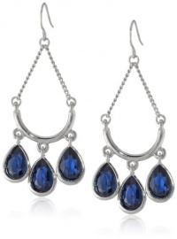 Kenneth Cole New York Marquis Stone Faceted Gem Chandelier Earrings