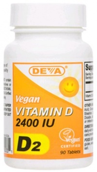 Deva Vegan Vitamins Vegan Vitamin D 2400 IU, 90-Count