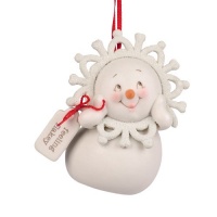 Department 56 Snowpinions Feelin' Flakey Ornament, 2.5-Inch