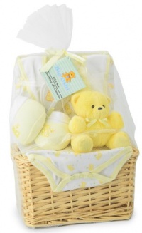 Big Oshi Baby Essentials 9 Piece Layette Basket Gift Set - Blue