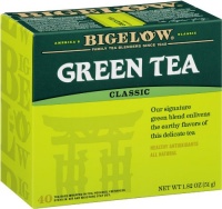 Bigelow Green Tea, 40-Count Boxes (Pack of 6)