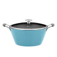 Dansk Mario Batali Light Cookware Round Casserole 3 Quart Turquoise