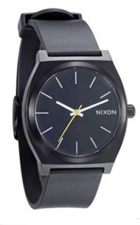 Nixon Men's A119-000 Minimal The Time Teller Analog Black Dial Watch