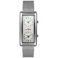 Skagen Women's 20SSSMP Steel Collection Dual Time Zone Stainless Steel Watch