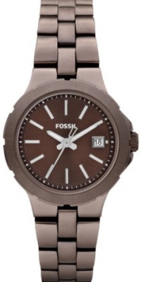 Fossil Sylvia Three Hand Stainless Steel Watch Brown