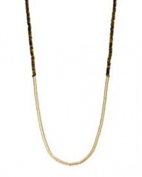 Michael Kors Tiger's Eye Long Necklace MKJ1605