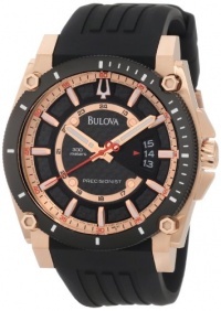 Bulova Men's 98B152 Precisionist Champlain Rubber Strap Watch