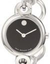 Movado Women's 0606487 Circlo Stainless Steel Black Museum Dial Bracelet Watch