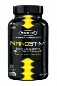 MuscleTech Super Concentrated Series Nanostim, Nitric Oxide Supplement, 100 Caps