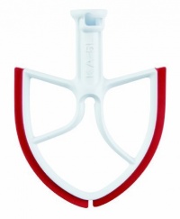 New Metro Design Beater Blade for KitchenAid 5-Quart Bowl Lift, white with Red Blades