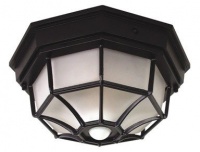 Heath/Zenith SL-4300-BK-B 360-Degree Motion-Activated Octagonal Ceiling Light, Black