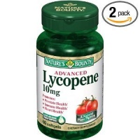 Nature's Bounty Lycopene 10mg, 60 Softgels (Pack of 2)